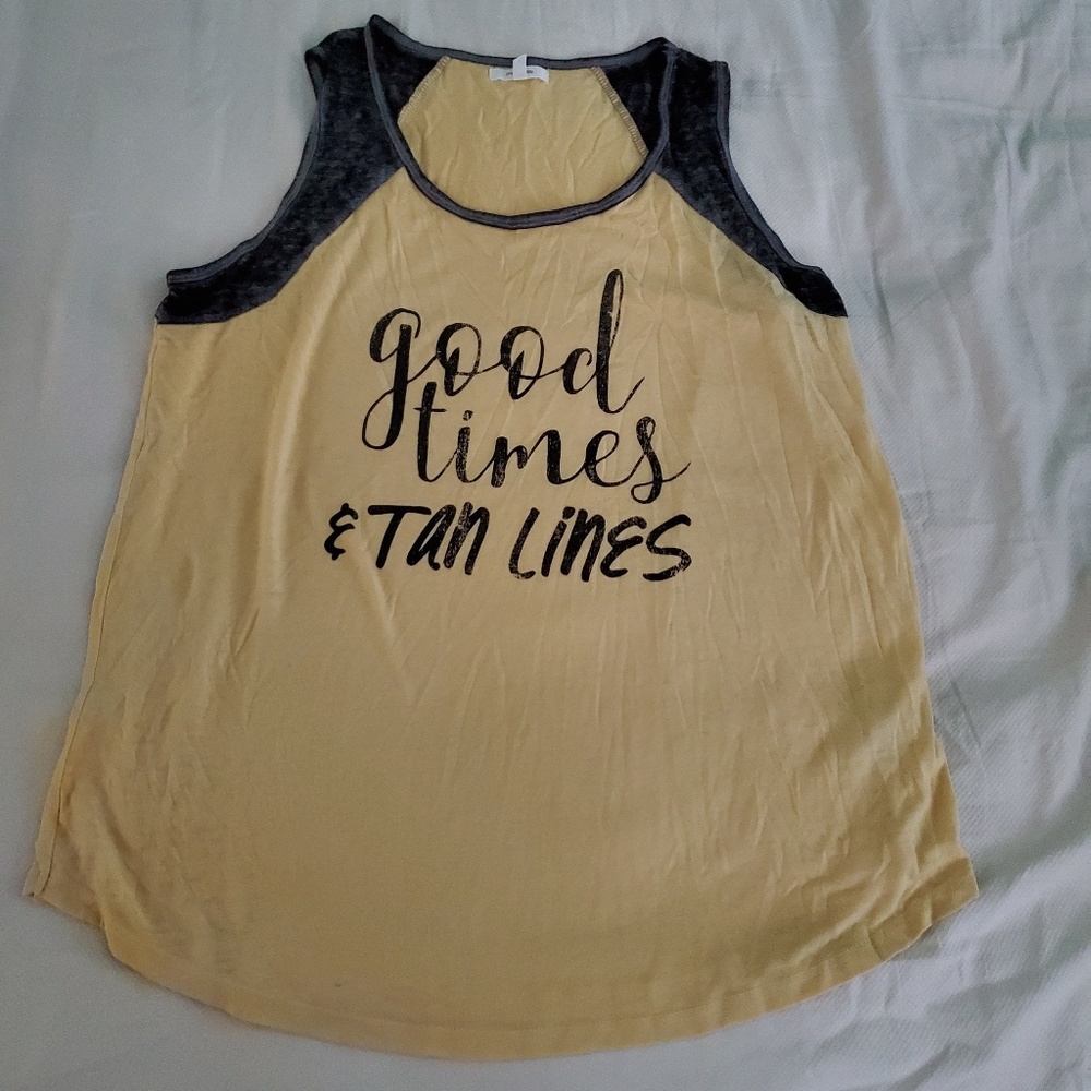 Graphic tank top